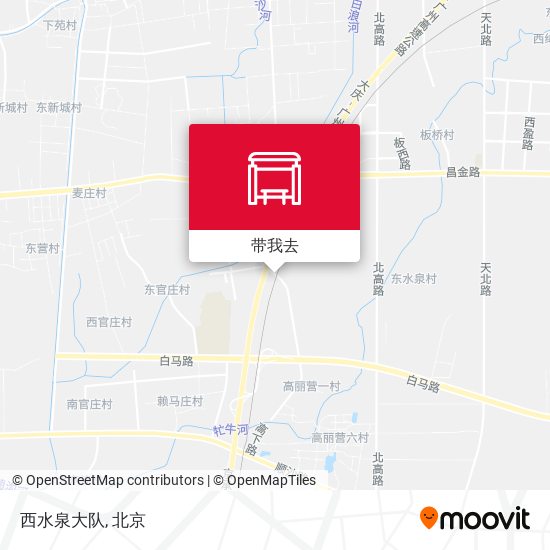 西水泉大队地图