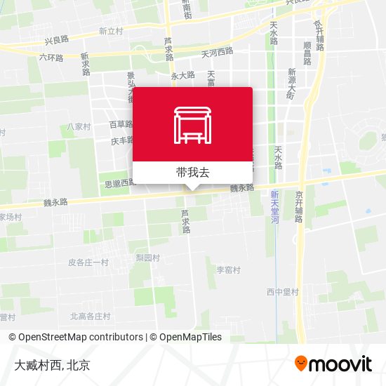 大臧村西地图