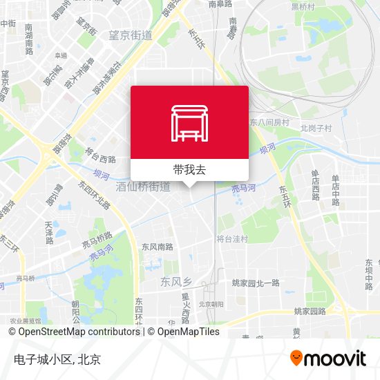 电子城小区地图