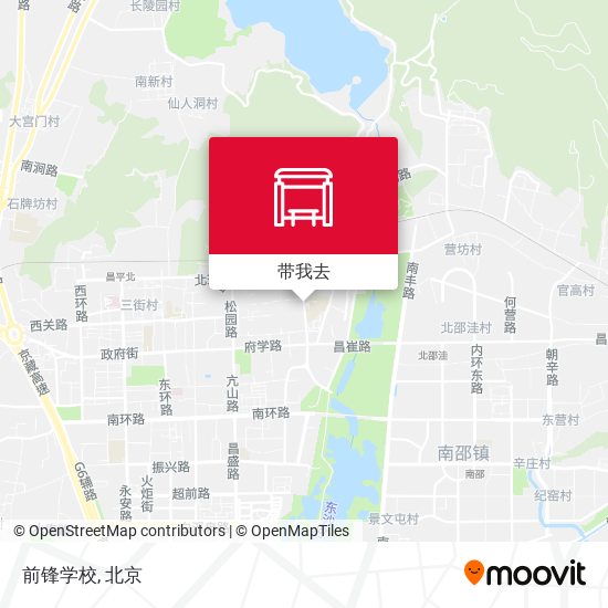 前锋学校地图