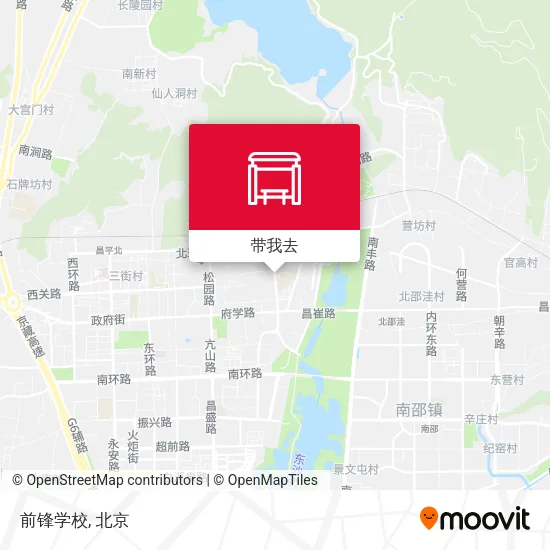 前锋学校地图