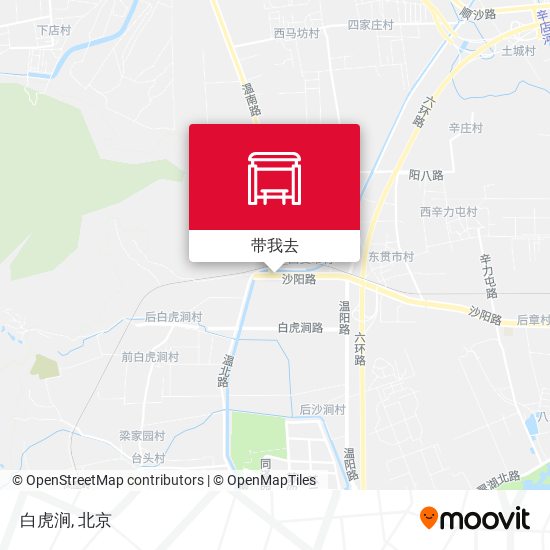 白虎涧地图