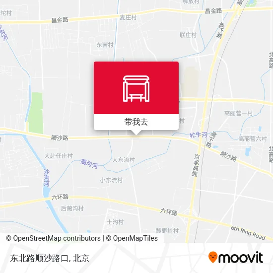 东北路顺沙路口地图