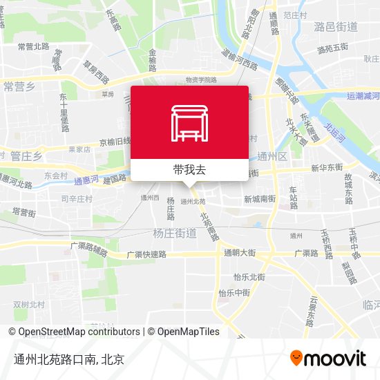 通州北苑路口南地图