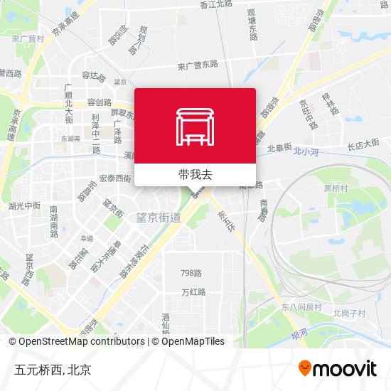 五元桥西地图