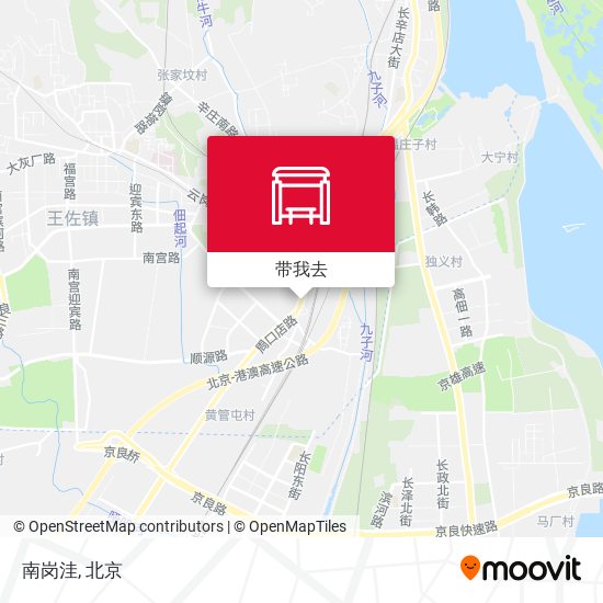 南岗洼地图