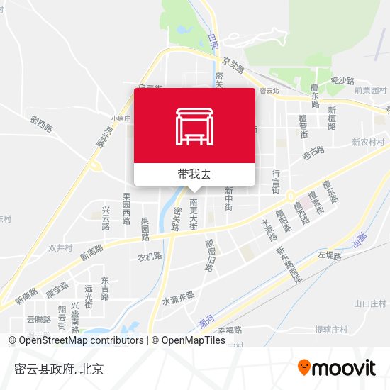 密云县政府地图