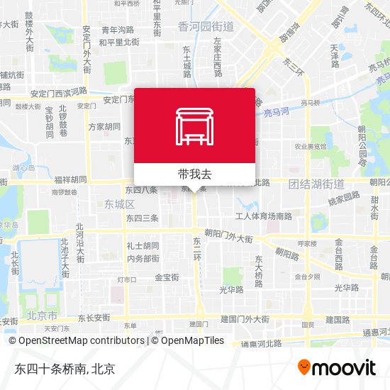 东四十条桥南地图