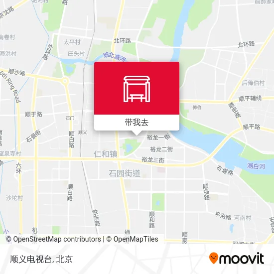 顺义电视台地图