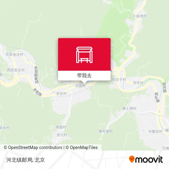 河北镇邮局地图