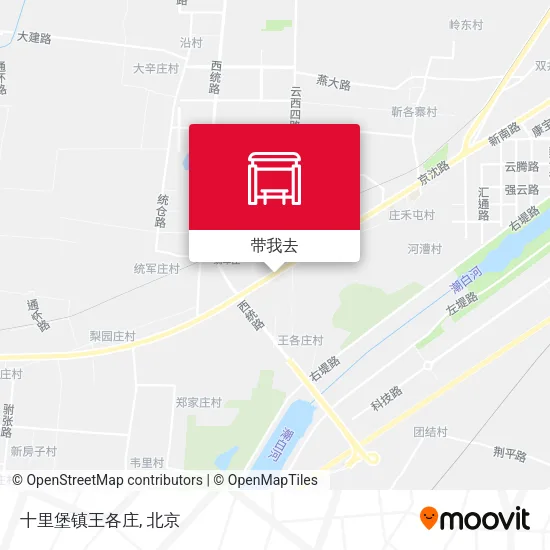 十里堡镇王各庄地图