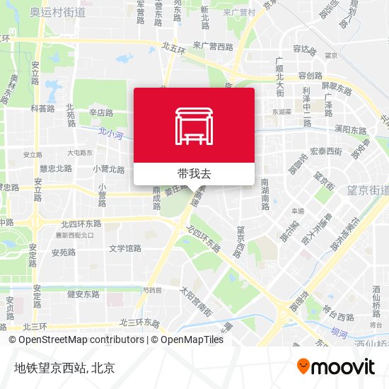 地铁望京西站地图
