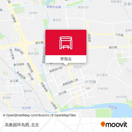 高教园环岛西地图