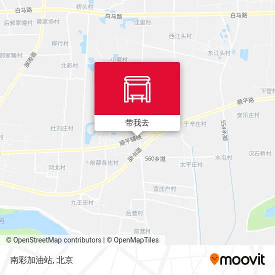 南彩加油站地图