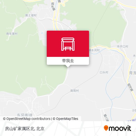 房山矿家属区北地图