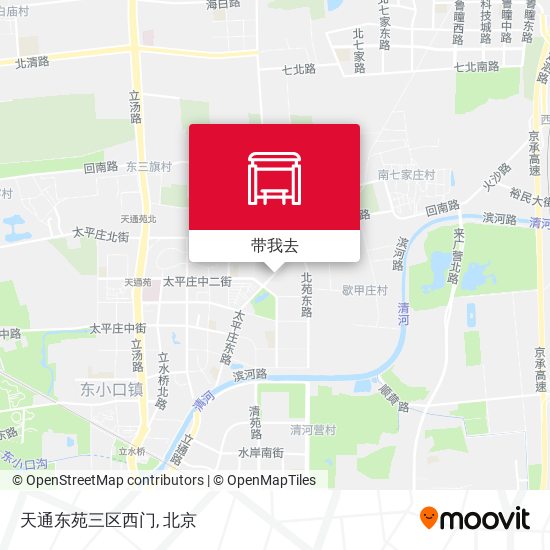 天通东苑三区西门地图