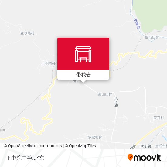 下中院中学地图