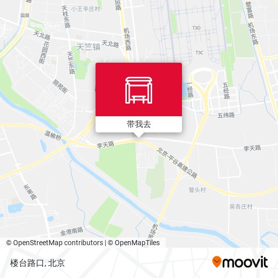 楼台路口地图
