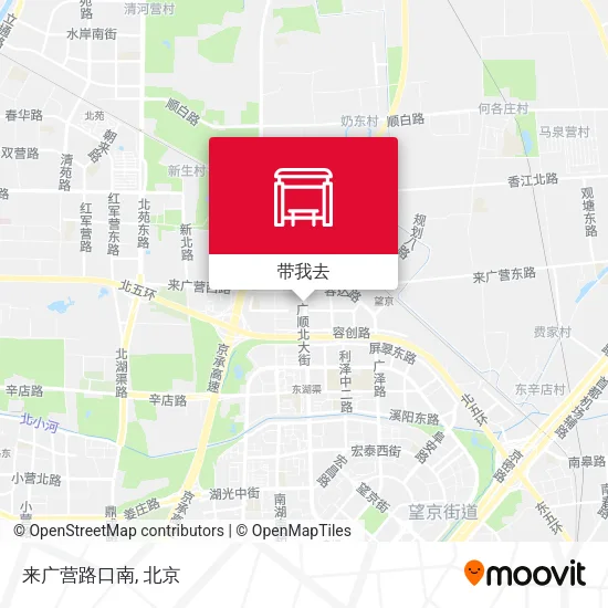 来广营路口南地图