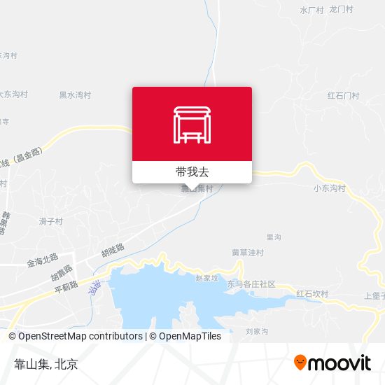 靠山集地图