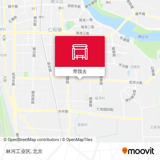 林河工业区地图