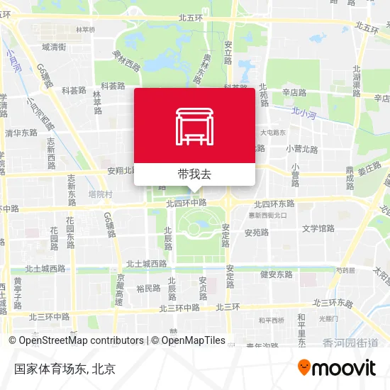 国家体育场东地图