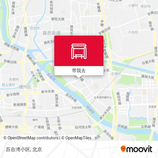 百合湾小区地图