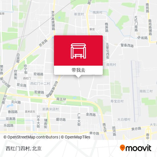 西红门四村地图