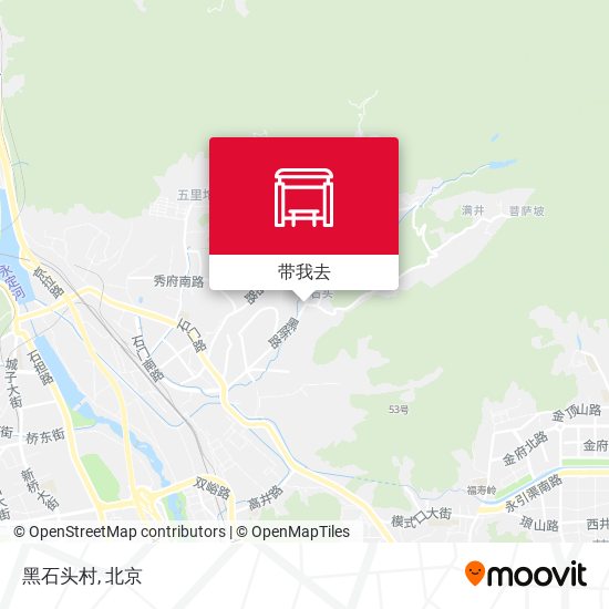 黑石头村地图