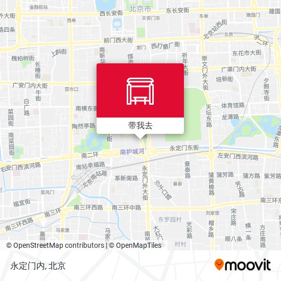 永定门内地图