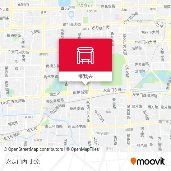 永定门内地图