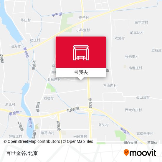 百世金谷地图