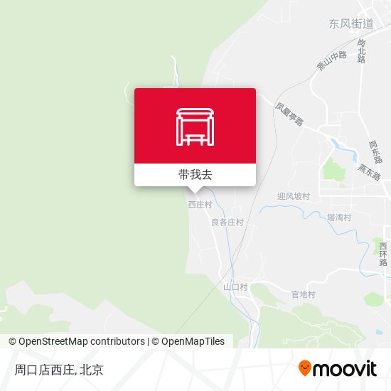 周口店西庄地图