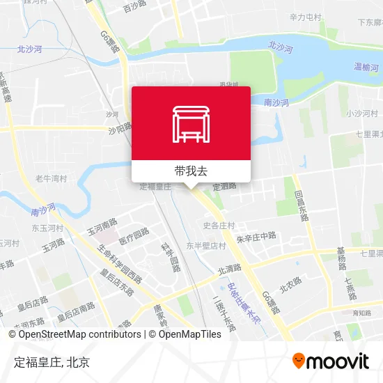 定福皇庄地图