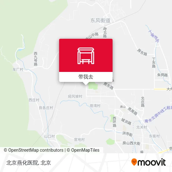 北京燕化医院地图