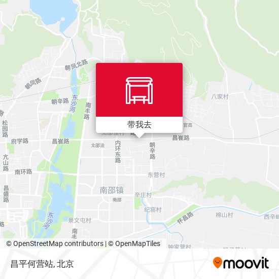 昌平何营站地图