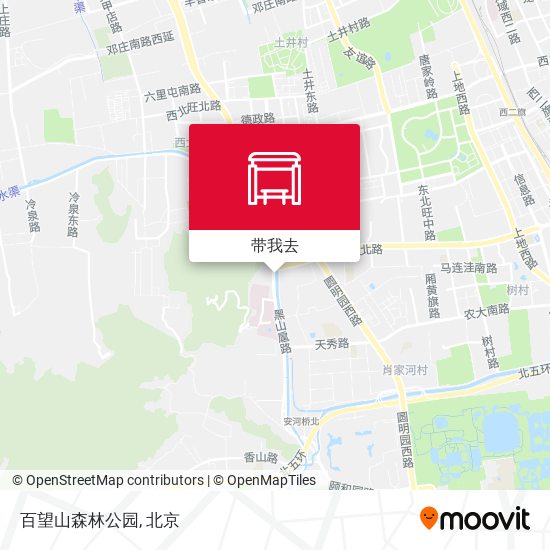百望山森林公园地图