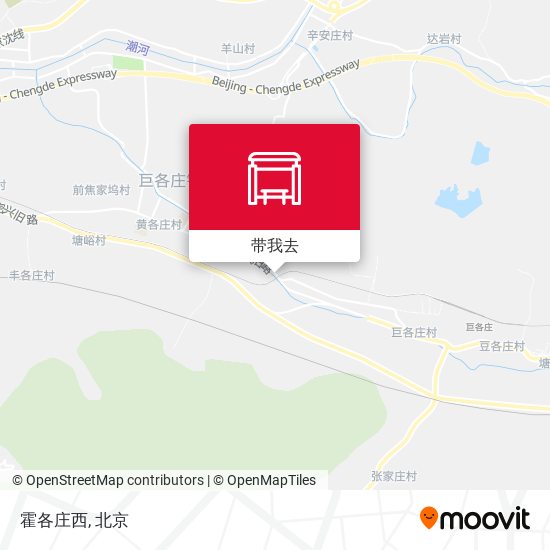 霍各庄西地图