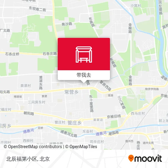 北辰福第小区地图