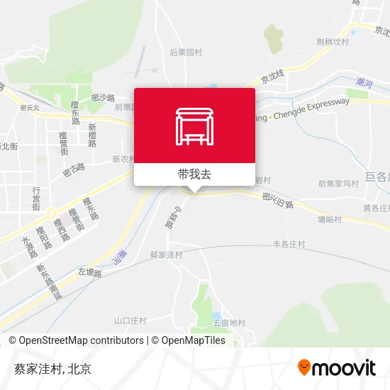 蔡家洼村地图