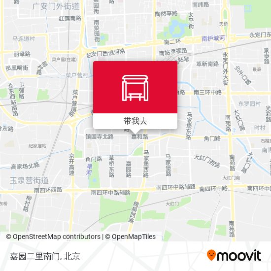 嘉园二里南门地图