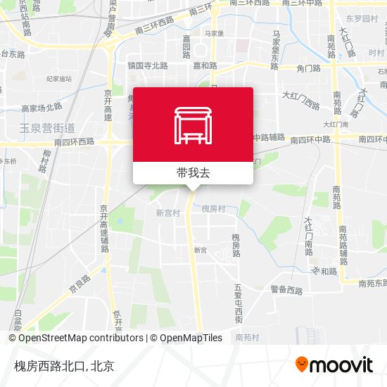 槐房西路北口地图
