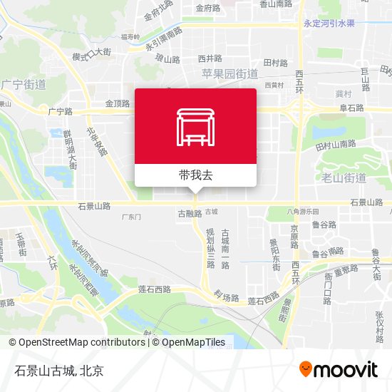石景山古城地图