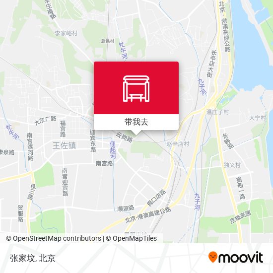 张家坟地图