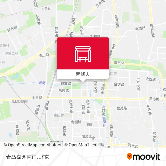 青岛嘉园南门地图