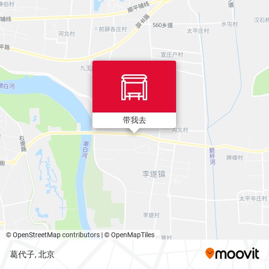 葛代子地图