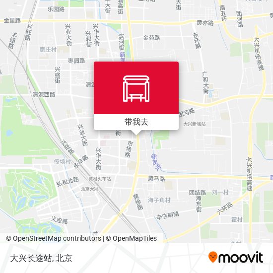 大兴长途站地图