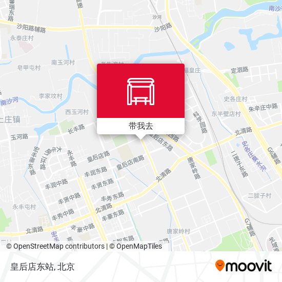 皇后店东站地图