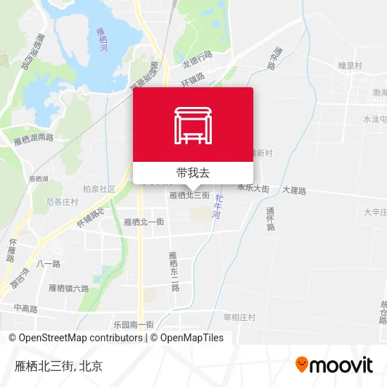 雁栖北三街地图