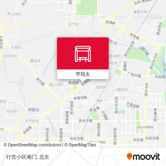 行宫小区南门地图